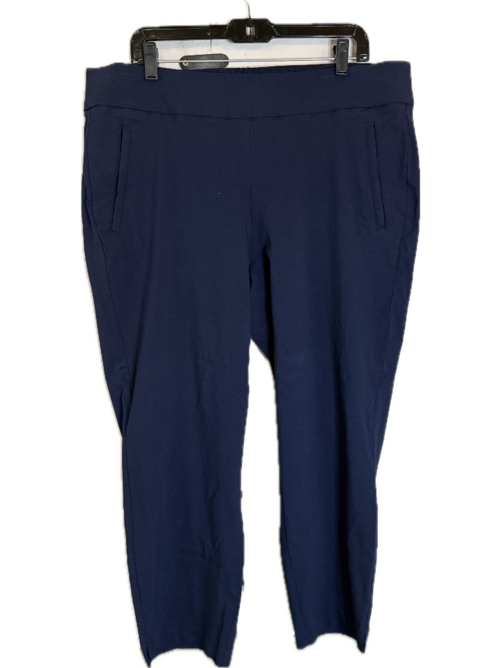 Lane Bryant Navy Stretch Work Pants, Size 20R — Office Ready
